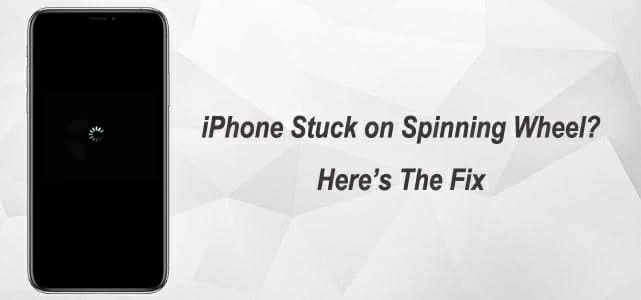 iPhoneブラックスクリーンスピニングホイールを修正する方法