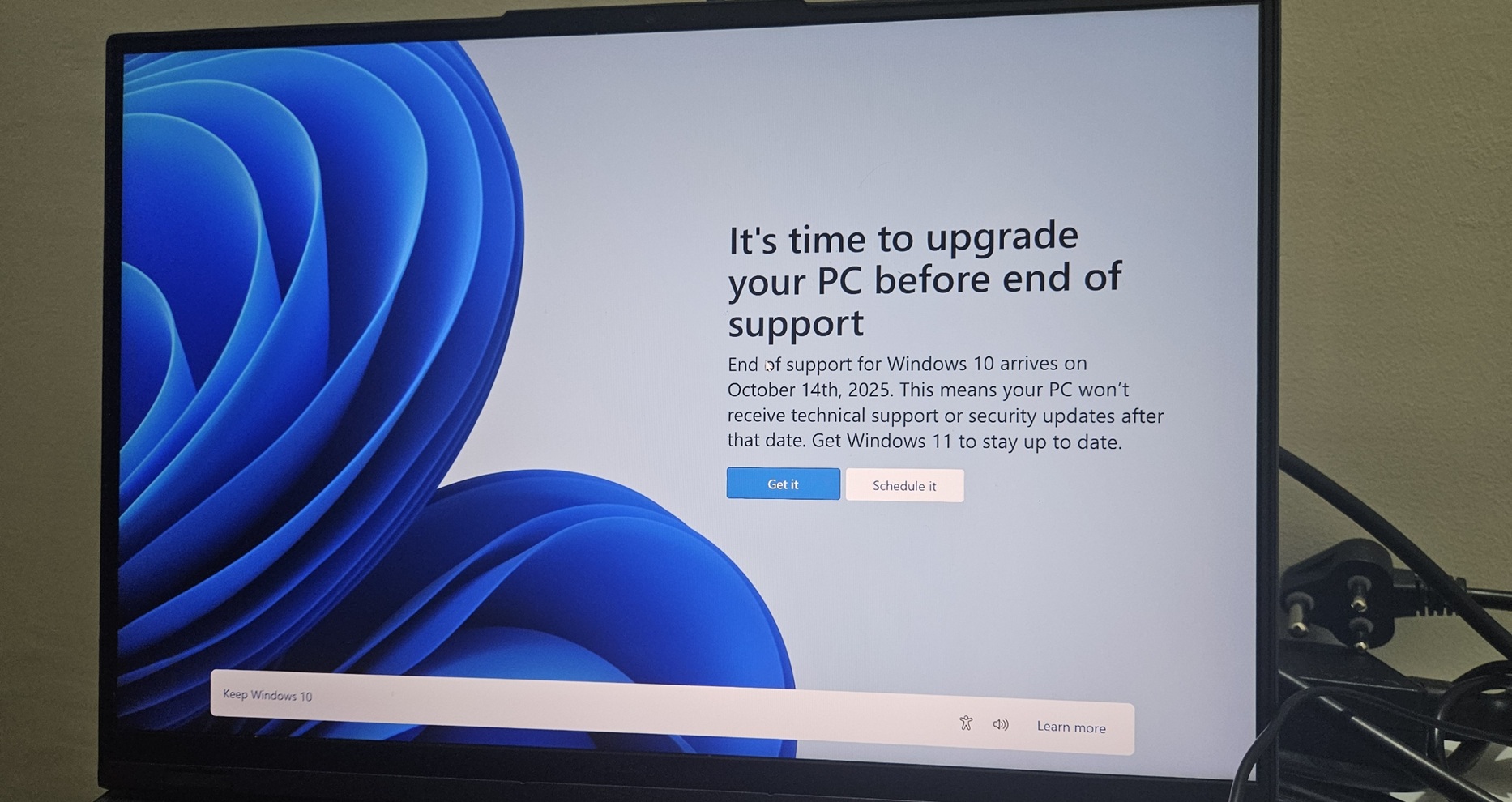 Microsoftは、Windows10 End of Life Bannerでより多くのユーザーをnagsします、Windows11を取得すると言います