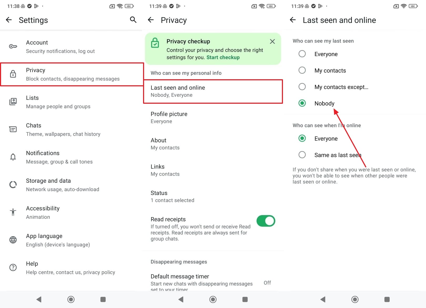 完全なプライバシーのためにWhatsAppで最後に見たフリーズする方法