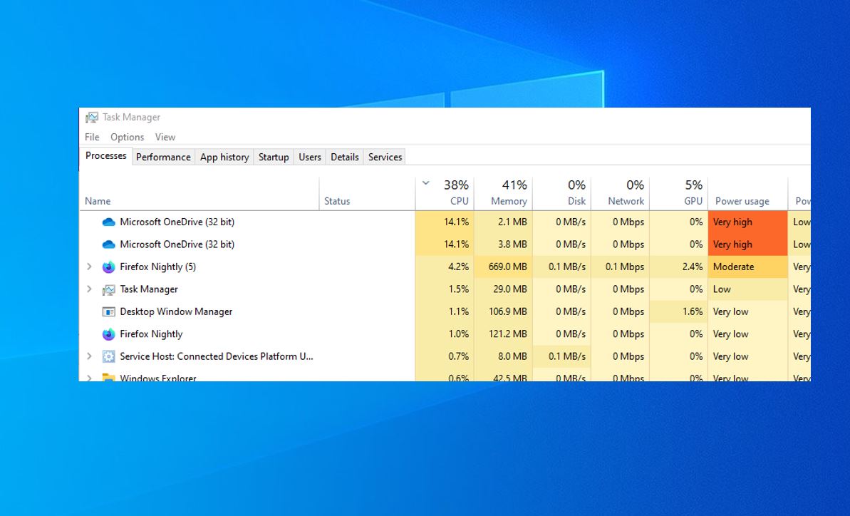 Windows 10/11のOneDriveExeによる高いCPU使用（解決済み）