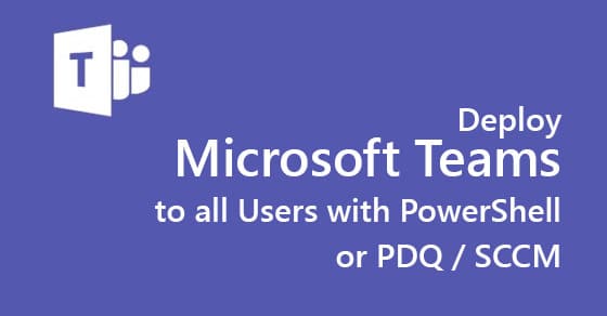 Microsoft Teamsクライアントをインストールする